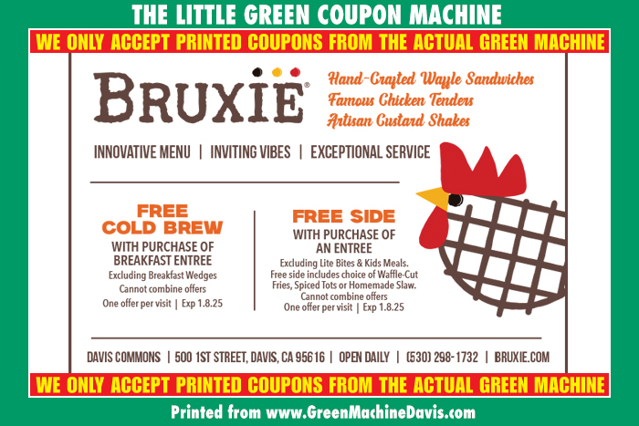 Bruxie Chicken and Waffles Coupon