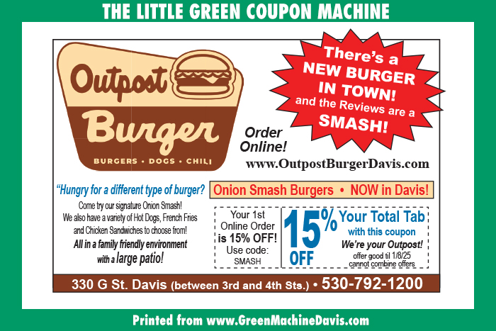 Outpost Burger Coupon