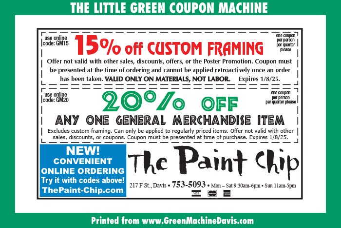 The Paint Chip Coupon