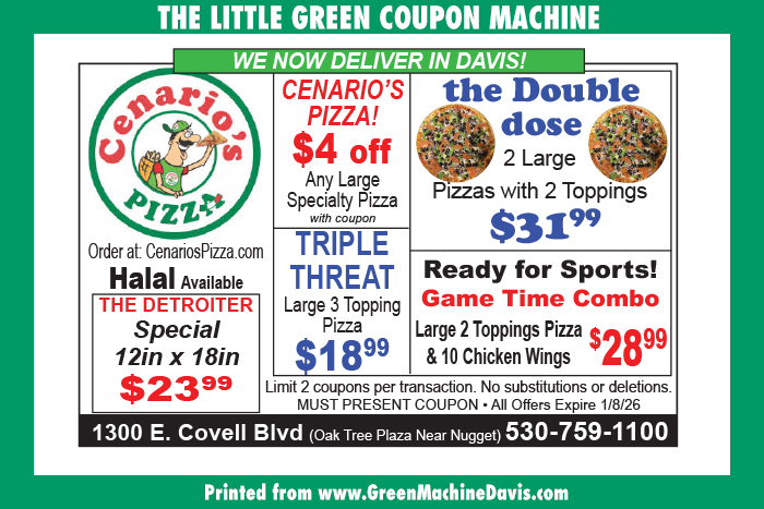 Cenarios Pizza Coupon
