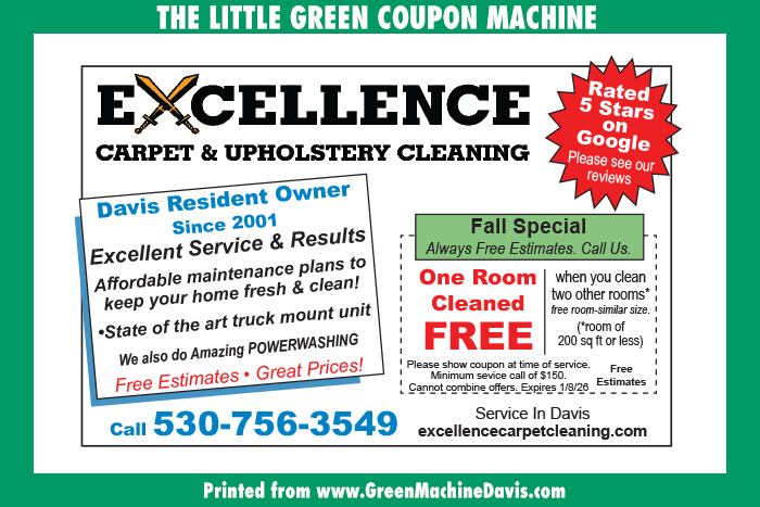 Excellence Carpet and Upholstery Cleaning Coupon