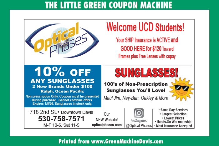 Optical Phases Coupon