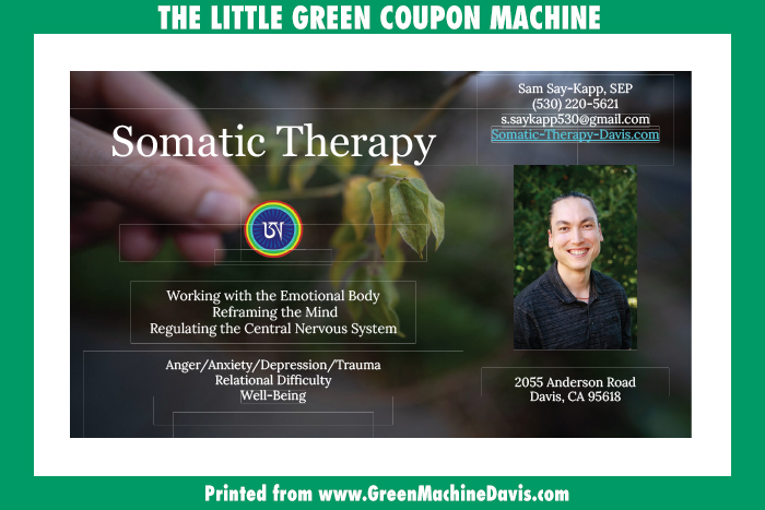 Somatic Therapy Coupon