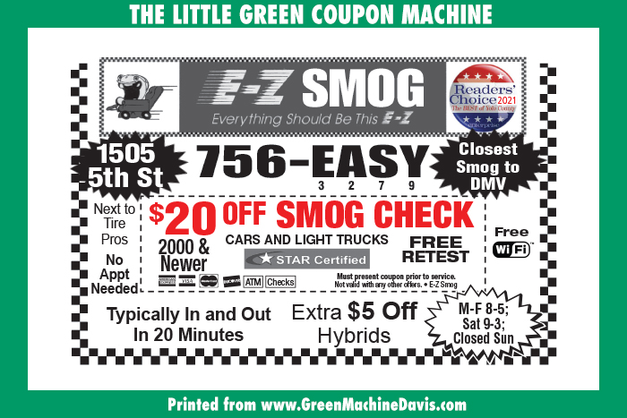 E-Z Smog Coupon